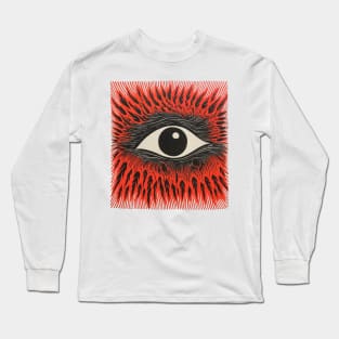 Bird's eye Risograph Long Sleeve T-Shirt